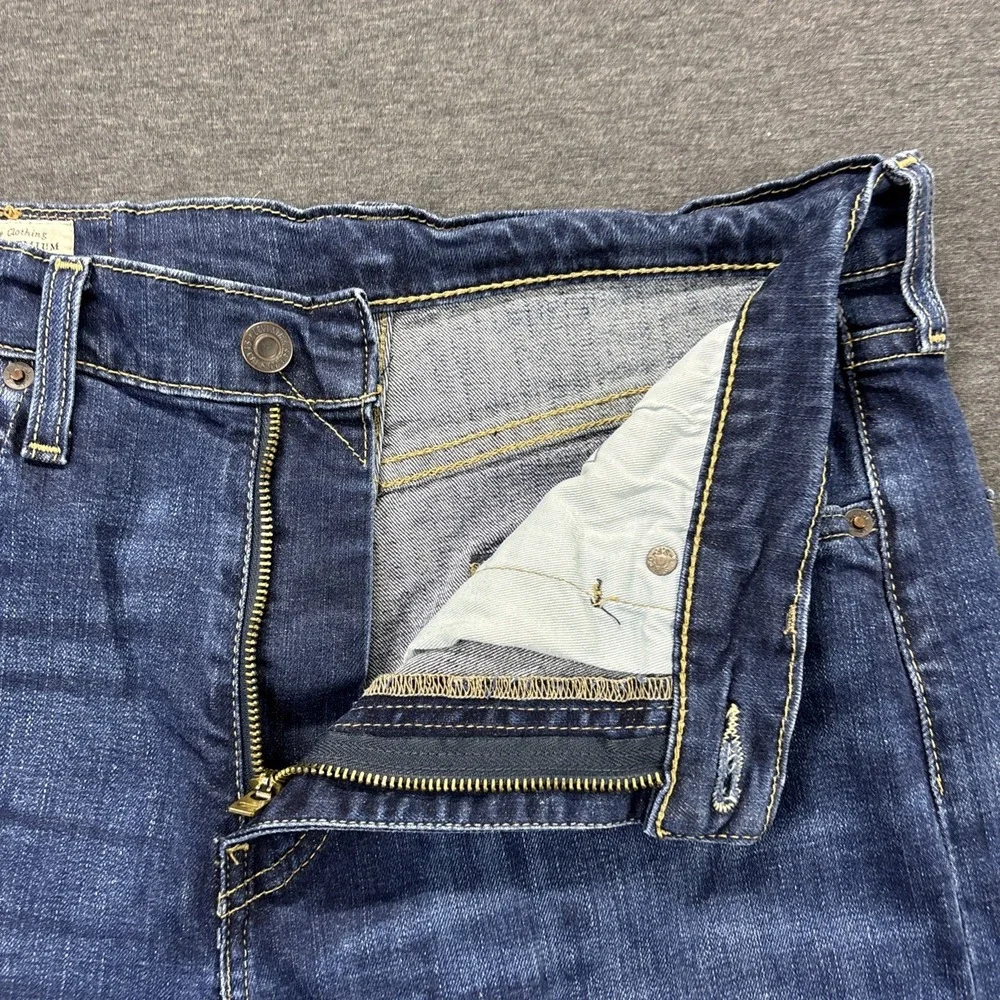 Levis 502 Premium Jeans Mens 32x31‎ TAG-32x32 Stretch Flex Blue Denim Tapered